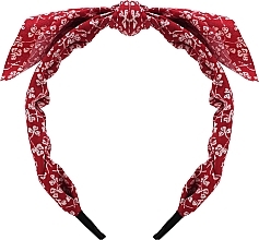 Fragrances, Perfumes, Cosmetics Hair Hoop, FA-5613, red & white patterns - Donegal