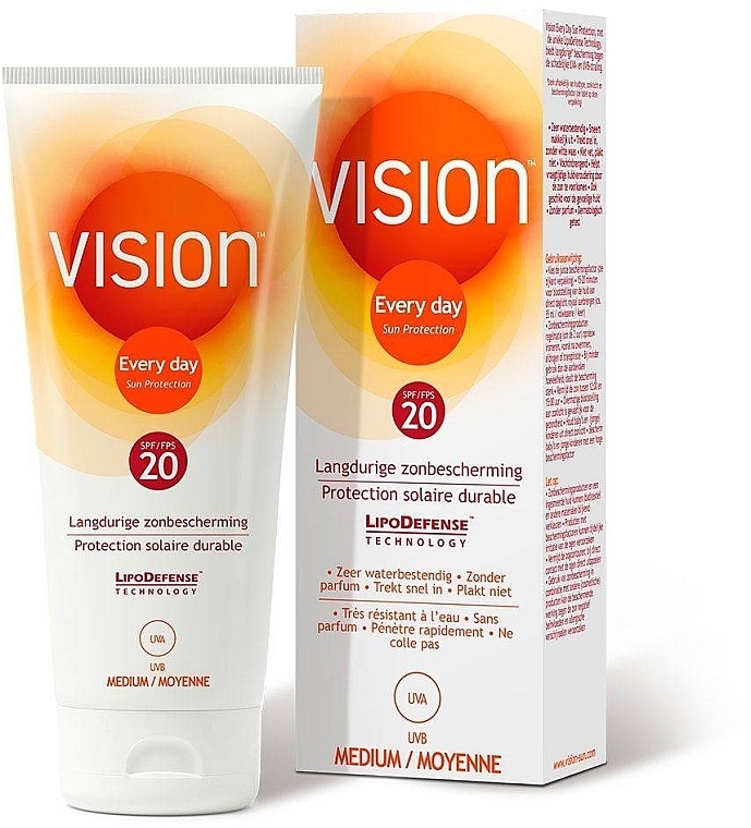 Sunscreen SPF20  - Vision Every Day Sun Protection SPF20 Sun Cream — photo N1