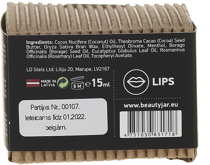 Lip Balm - Beauty Jar Dr.Herbs Herbal Lip Balm — photo N2