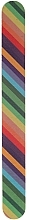 GIFT! Straight Nail File 180/180, 17.8 cm, 2056, rainbow - Donegal — photo N1
