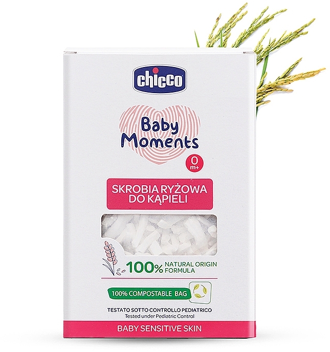 Rice Starch Bath for Sensitive Skin - Chicco Baby Moments — photo N1