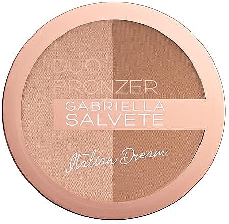 Compact Bronzing Powder - Gabriella Salvete Italian Dream Duo Bronzer Powder — photo N1