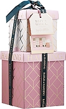 Fragrances, Perfumes, Cosmetics Set - Baylis & Harding Signature Collection Jojoba, Vanilla & Almond Oil (b/wash/100ml + sh/cr/100ml + b/lot/50ml + h/cr/50ml + b/salt/25g + sponge)