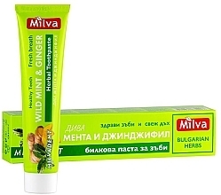 Mint & Ginger Toothpaste - Milva Wild Mint & Ginger Toothpaste — photo N1