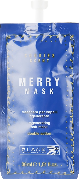 Rewitalizuj№ca maska do wiosyw - Black Professional Merry Mask — photo N1