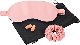 Fragrances, Perfumes, Cosmetics Sleep Set in Gift Case 'Relax Time', peach - MAKEUP Gift Set Pink Sleep Mask, Scrunchie, Ear Plugs