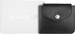 Black Wallet in Gift Box "Classy" - MAKEUP Bi-Fold Wallet Black — photo N4