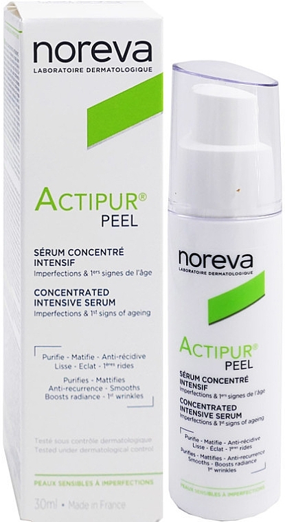 Concentrated Intensive Face Serum - Noreva Actipur Peel Concentrated Intensive Serum — photo N1