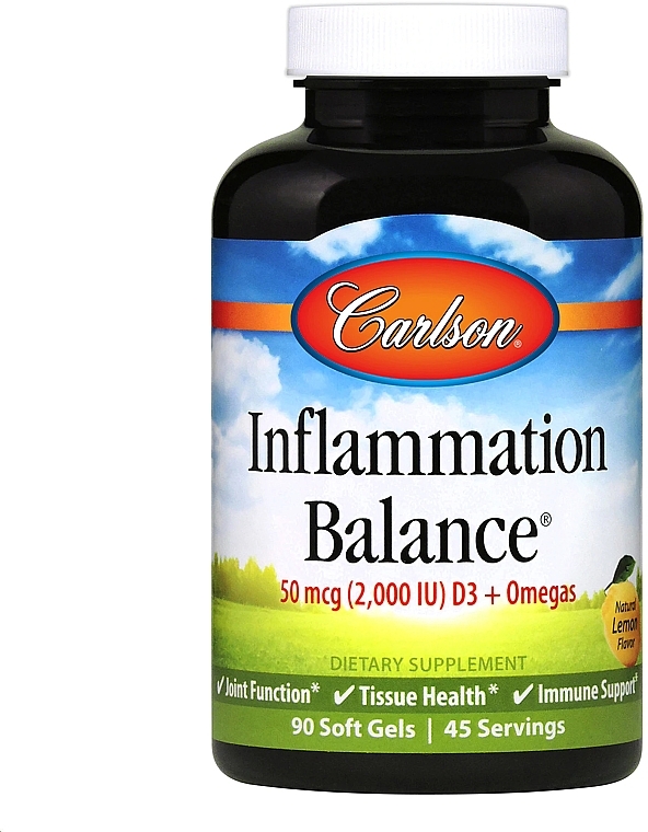 Dietary Supplement - Carlson Labs Inflammation Balance — photo N1