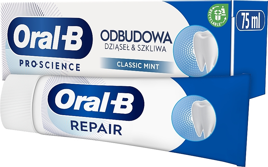 Toothpaste - Oral-B Pro-Science Gum & Enamel Repair Classic Mint — photo N2