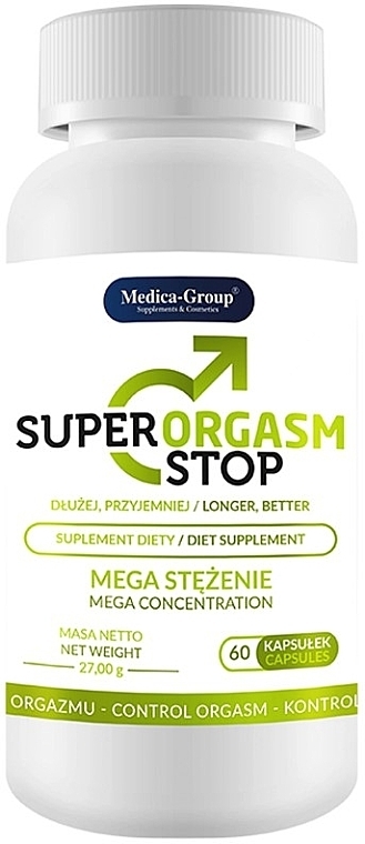 Ejaculation Delay Capsules - Medica-Group Super Orgasm Stop Diet Supplement — photo N1