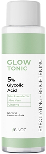 5% Glycolic Acid Face Toner - Sinoz Glow Glycolic Acid 5% — photo N1