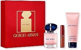 Fragrances, Perfumes, Cosmetics Giorgio Armani My Way - Set (edp/50 ml + b/lot/75 ml + lip/stick/1.5 ml)