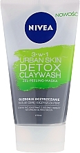Fragrances, Perfumes, Cosmetics Detox Claywash 3 in 1 - NIVEA Urban Skin Detox Claywash 3w1