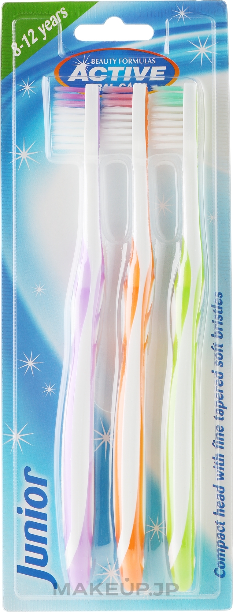Toothbrush - Beauty Formulas Active Oral Care Junior — photo 3 szt.