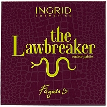 Contour Palette - Ingrid Cosmetics x Fagata Lawbreaker Contour Palette — photo N6