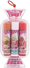 Fragrances, Perfumes, Cosmetics Lip Balm Set - Lip Smacker Candy Snowflake Cinnamon (balm/3x4g)