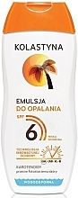 Fragrances, Perfumes, Cosmetics Tan Emulsion - Kolastyna Suncare Emulsion SPF6