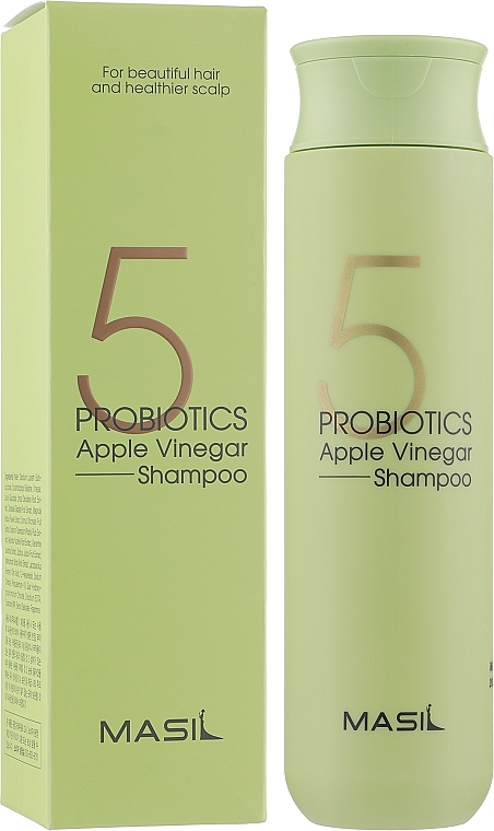 Mild Sulfate-Free Shampoo with Probiotics & Apple Vinegar - Masil 5 Probiotics Apple Vinegar Shampoo — photo N6