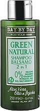 Fragrances, Perfumes, Cosmetics Jojoba & Aloe Vera Shampoo & Conditioner for All Hair Types - Alan Jey Green Natural Shampoo-Balsam