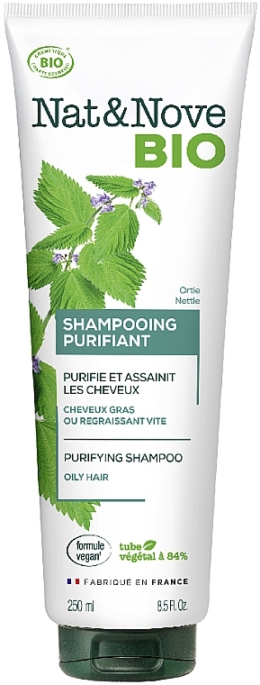 Nettle Shampoo for Oily Hair - Eugene Perma Nat&Nove BIO — photo N1