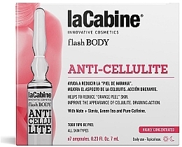 Fragrances, Perfumes, Cosmetics Anti-Cellulite Ampoules - La Cabine Flash Body Anti-Cellulite Ampoules