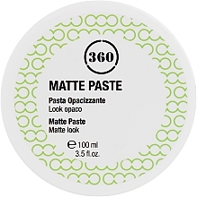 Fragrances, Perfumes, Cosmetics Matte Hair Styling Paste - 360 Matte Paste