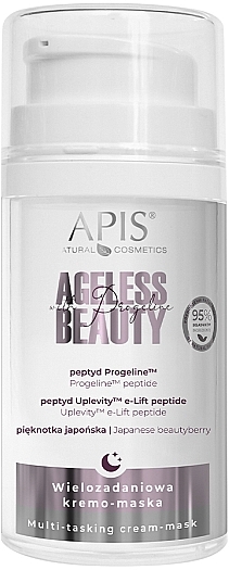 マルチファンクション ナイトクリーム マスク - APIS Professional Ageless Beauty With Progeline Multi-Tasking Cream-Mask For Night — photo N1