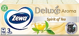 Fragrances, Perfumes, Cosmetics 3-Layer Paper Tissues, 10x10 pcs - Zewa Spirit Of Tea Deluxe Box