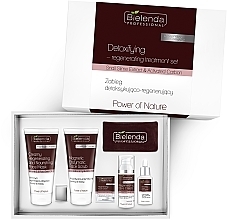 Fragrances, Perfumes, Cosmetics Set - Bielenda Professional Power Of Nature (mask/150ml + scrub/150g + cr/50ml + serum/30ml)