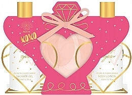 Fragrances, Perfumes, Cosmetics Set - Aurora Xoxo Set (sh/gel/150ml + b/lot/150ml + sponge)
