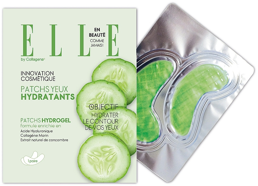 Cucumber Hydrogel Patch - Elle By Collagena Cucumber Moisturizers Hydrogel Patches — photo N1