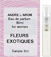 Fragrances, Perfumes, Cosmetics Andre L`Arom Lovely Flauers "Fleurs Exotiques" - Perfume (sample)