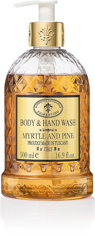 Myrtle & Pine Liquid Hand Soap - Saponificio Artigianale Fiorentino Body & Hand Wash — photo N1