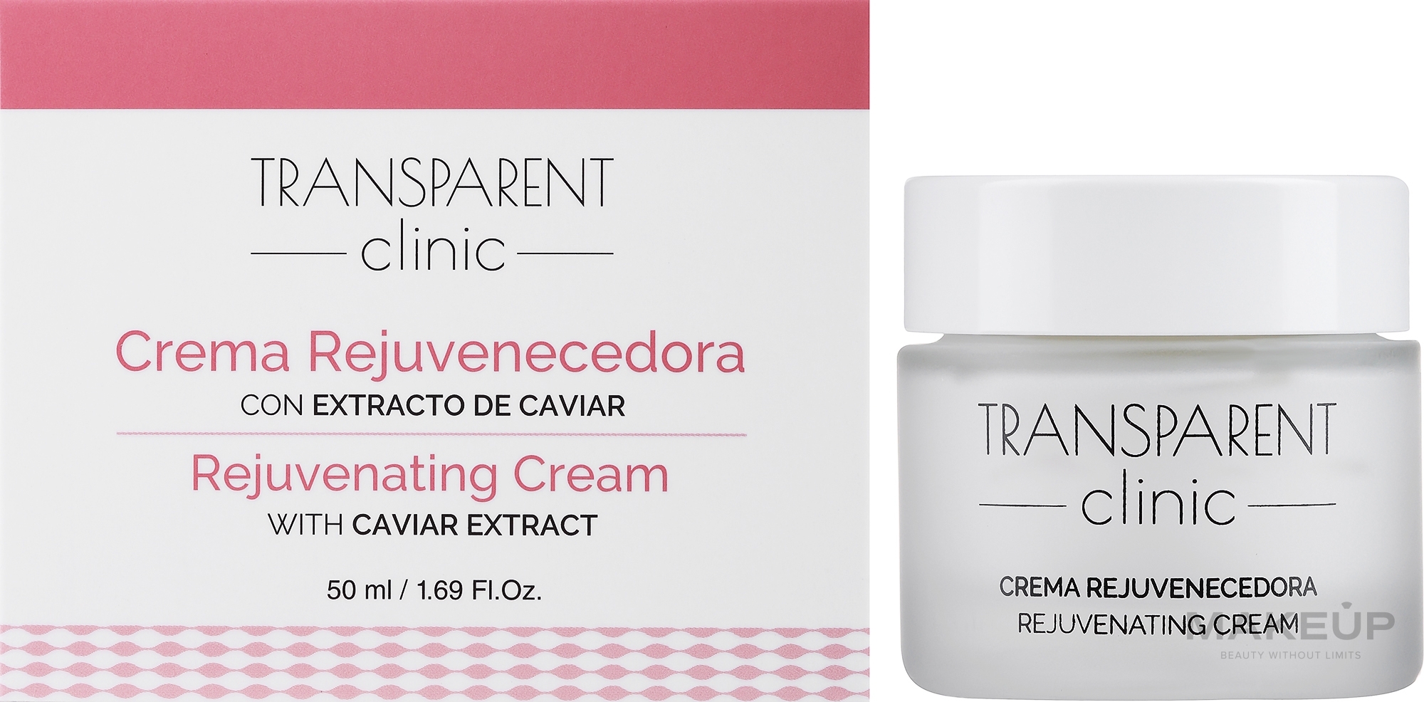 Rejuvenating Face Cream with Caviar Extract - Transparent Clinic Crema Rejuvenecedora — photo 50 ml