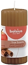 Fragrances, Perfumes, Cosmetics Scented Candle, 120/58mm - Bolsius Candle Apple&Cinnamon