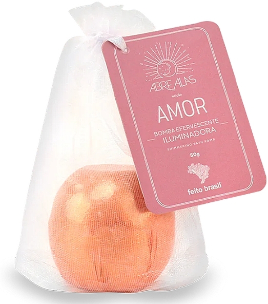 Amor Rose Gold Bath Bomb - Feito Brasil Abre Alas Effervescent Bath Bomb  — photo N1