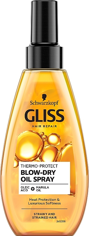 Oil Spray "Heat Protection" - Gliss Kur Thermo Protect — photo N1