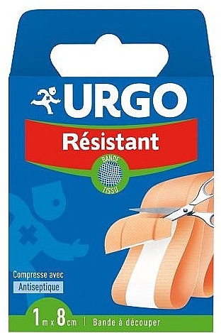 Medical Patch with Antiseptic, 1m x 8cm - Urgo Resistant — photo N1