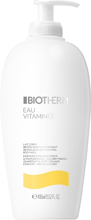 Moisturizing Body Lotion - Biotherm Eau Vitaminee Revitalizing & Hydrating Body Milk — photo N1