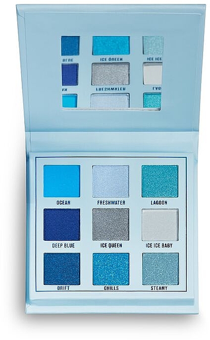 Eyeshdow Palette - Makeup Obsession Ocean Blues Eyeshadow Palette — photo N4