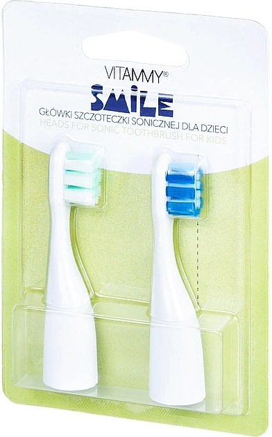 Electric Toothbrush Head, green - Vitammy Smile — photo N1