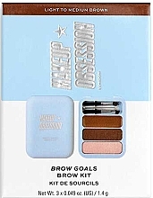 Brow Set - Makeup Obsession Brow Goals Brow Kit — photo N3