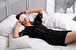 Sleep Mask 'Soft Touch', powder pink - MAKEUP — photo N6