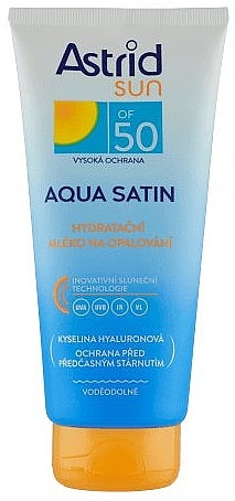 Moisturizing Sun Milk - Astrid Sun Aqua Satin Moisturizing Milk OF 50 — photo N1