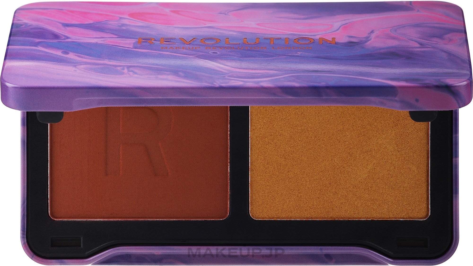 Makeup Palette - Makeup Revolution Neon Heat Dynamic Face Palette — photo Midnight Sands