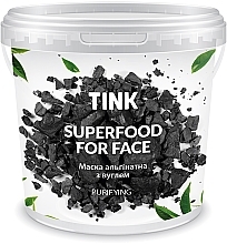 Fragrances, Perfumes, Cosmetics Cleansing Alginate Mask "Charcoal & Retinol" - Tink SuperFood For Face Alginate Mask