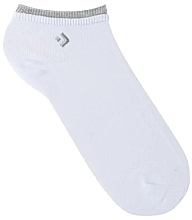 Fragrances, Perfumes, Cosmetics Socks, white with grey insert - Moraj