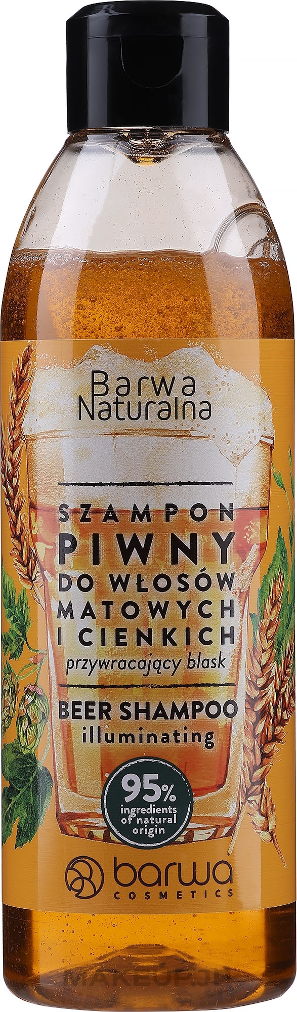 Beer Shampoo - Barwa Natural Beer Shampoo With Vitamin Complex — photo 300 ml