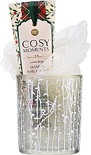 Fragrances, Perfumes, Cosmetics Winter Berries Hand Set - Accentra Cosy Moments (h/cr/60ml + candlestick/1pcs + sponge)